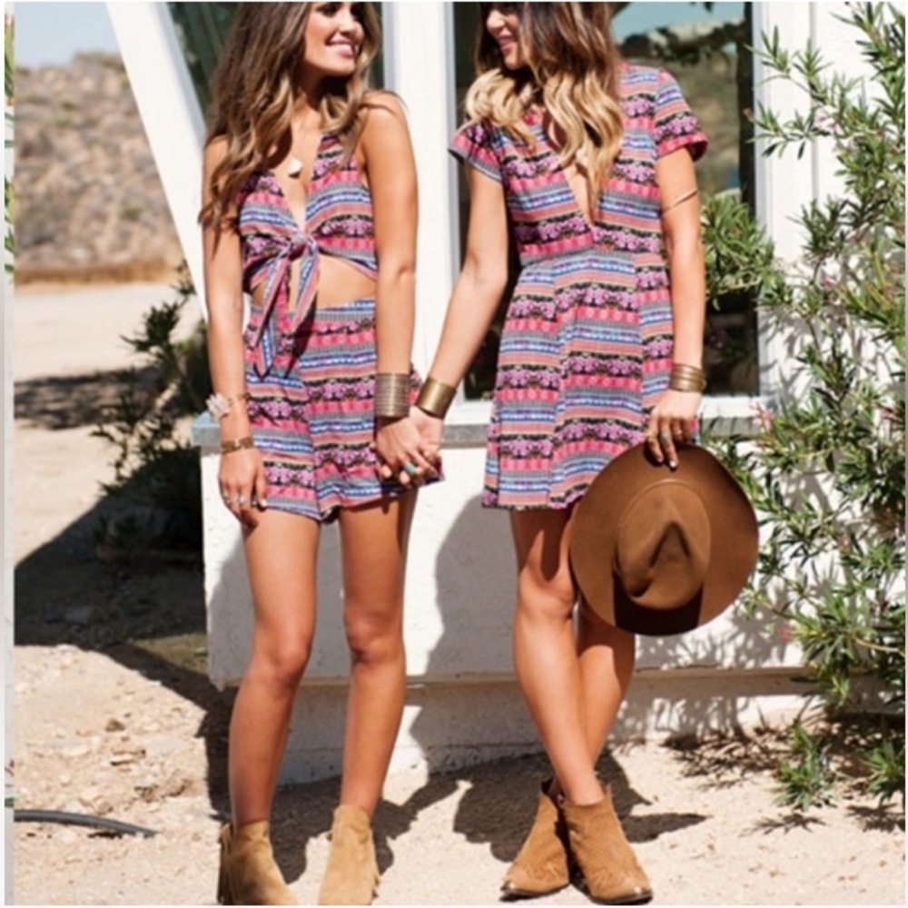Show Me Your MuMu Ibiza Saucy Stripe Mini Dress Women's size S​